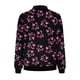 thumbnail image 4 of Chaquetas y abrigos casuales sin capucha de manga larga para mujer, chaqueta cárdigan estampada con cremallera, chaqueta casual de manga larga, abrigo de poliéster para mujer, 4 of 5