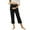 Black, variant on Ediodpoh Maternity Solid Color Trousers with Integrated Yoga Waistband and Functional Pockets Pants for Women GY2 M