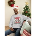thumbnail image 2 of Merry Cluckin' Xmas - Funny Chicken Men's Sweatshirt, 2 of 4