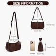 thumbnail image 6 of Small Shoulder Bag Y2K Purse for Women Trendy Crossbody Handbag Clutch Purse Classic Retro Satchel Bag, 6 of 6