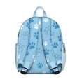 thumbnail image 3 of Blue Dog Paw Footprint Backpack Backpack for School,Cute School Bag,Schoolbag with Adjustable Shoulder Straps & Padded Back,13.8"x11.4"x6", 3 of 6