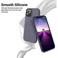 thumbnail image 3 of Compatible with iPhone 12 Pro Max Case 6.7 inch(2020),[Silky and Soft Touch Series] Premium Soft Liquid Silicone Rubber Full-Body Protective Bumper Case (Lavender), 3 of 12