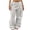 White, variant on Odeerbi Cargo Pants Women Lounge Pants Trendy Trousers Full Straight Solid Color Suit Pants Khaki