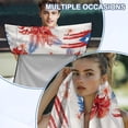 thumbnail image 6 of Garronmavis Puerto Rico Floral Car Seat Cover Towel 1 PC Front Seat Easy Installation Sweat Protection for Workouts Outdoor Activities Universal Fit for Cars SUVs Trucks Sedans Vans, 6 of 9