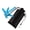 Blue, variant on 4 Folding Boat Mooring with 40 Feet Rope & Storage Bag Compact Carbon Steel Marine Mooring Set for Kayak Canoe Sprays Ski Fishing