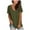 Army Green, variant on Giftesty Women Casual Solid Pullover V-Neck Short Sleeve T-Shirt Tops Blouse