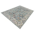 thumbnail image 3 of 8'x10' Beige Pure Wool Hand Knotted Traditional Design Oriental Rug_25, 3 of 7