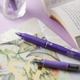 thumbnail image 2 of Pilot FriXion Clicker Fine Erasable Rollerball Pen - Retractable 0.7mm Nib - Wallet of 5 - Tropical - Pink, Red, Violet, Light Blue, Green, 2 of 5
