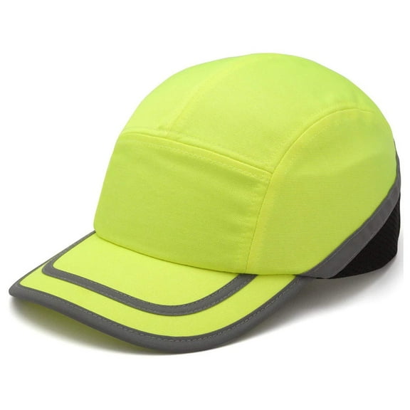 Pyramex Safety HP50031 Baseball Bump Cap, Lime