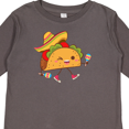 thumbnail image 4 of Inktastic Happy Kawaii Party Taco Boys or Girls Long Sleeve Toddler T-Shirt, 4 of 5