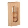 thumbnail image 4 of Juguete del bebé Beech de Teether relleno orgánico Montessori jugar gimnasio juguete de del bebé actividad sensorial juguetes de -  de madera Sunnimix anillo de dentición montessori, 4 of 7