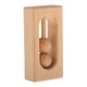 thumbnail image 4 of Juguete del bebé Beech de Teether relleno orgánico Montessori jugar gimnasio juguete de del bebé actividad sensorial juguetes de -  de madera Sunnimix anillo de dentición montessori, 4 of 7