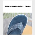 thumbnail image 2 of Likrtyny Chanclas para Mujer Sandalias Cuña Informales Tanga para Verano (38 Azul Claro), 2 of 9