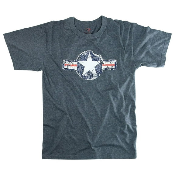Rothco 7206 Men Vintage Air Corps Short Sleeve T-Shirt, Blue - 2XL