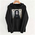 thumbnail image 4 of Molidfa Women's Ghost Girl Hoodie Spooky Bat Graphic Oversized Halloween Pullover Sweatshirt, 4 of 5