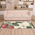 thumbnail image 2 of Yayeee Runner Rug for Bedroom 2'x6' Machine Washable Hallway Non Slip Mat, Beige Strawberry, 2 of 8
