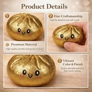 Random Glitter Dumpling Squishy Box Bulk,4Inch Surprise Dumpling Squishy Stress Ball,Squishy Bun,Random 14 Colors Mystery Gift Box for Adult Classroom Prizes Party Favor 1pcs
