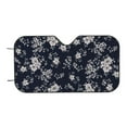 thumbnail image 7 of Fotbe Retro Flower Car Windshield Sunshade | Sun Visor Protector Front Window Shade, Keeps Out UV Rays, Keeps Your Vehicle Cool-, 7 of 7