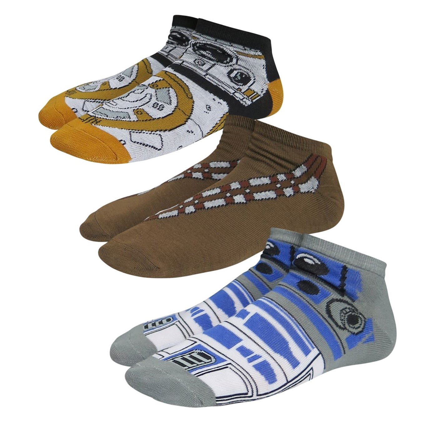 Star Wars Now  and  Then Women's Low-Cut Sock 3 Pack