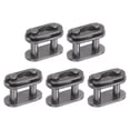 thumbnail image 1 of Unique Bargains 5Pack Chain Connector Link Roller, 3/8' Pitch Carbon Steel Split Links for 06B Chain, 1 of 6