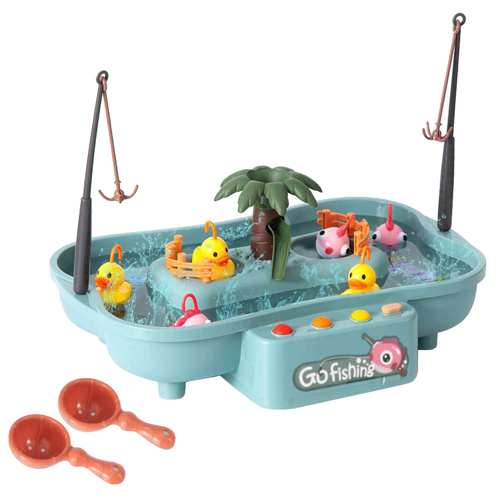 Water Circulating Fishing Game Board Play Set Duck Fishing Game Toy