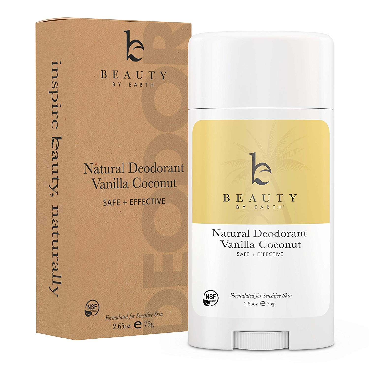 Natural Deodorant Vanilla Coconut Organic Deodorant for Women