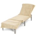 thumbnail image 3 of Funda para Chaise Lounge Americana de Lino Suave 86x32cm Beige Terry, 3 of 7