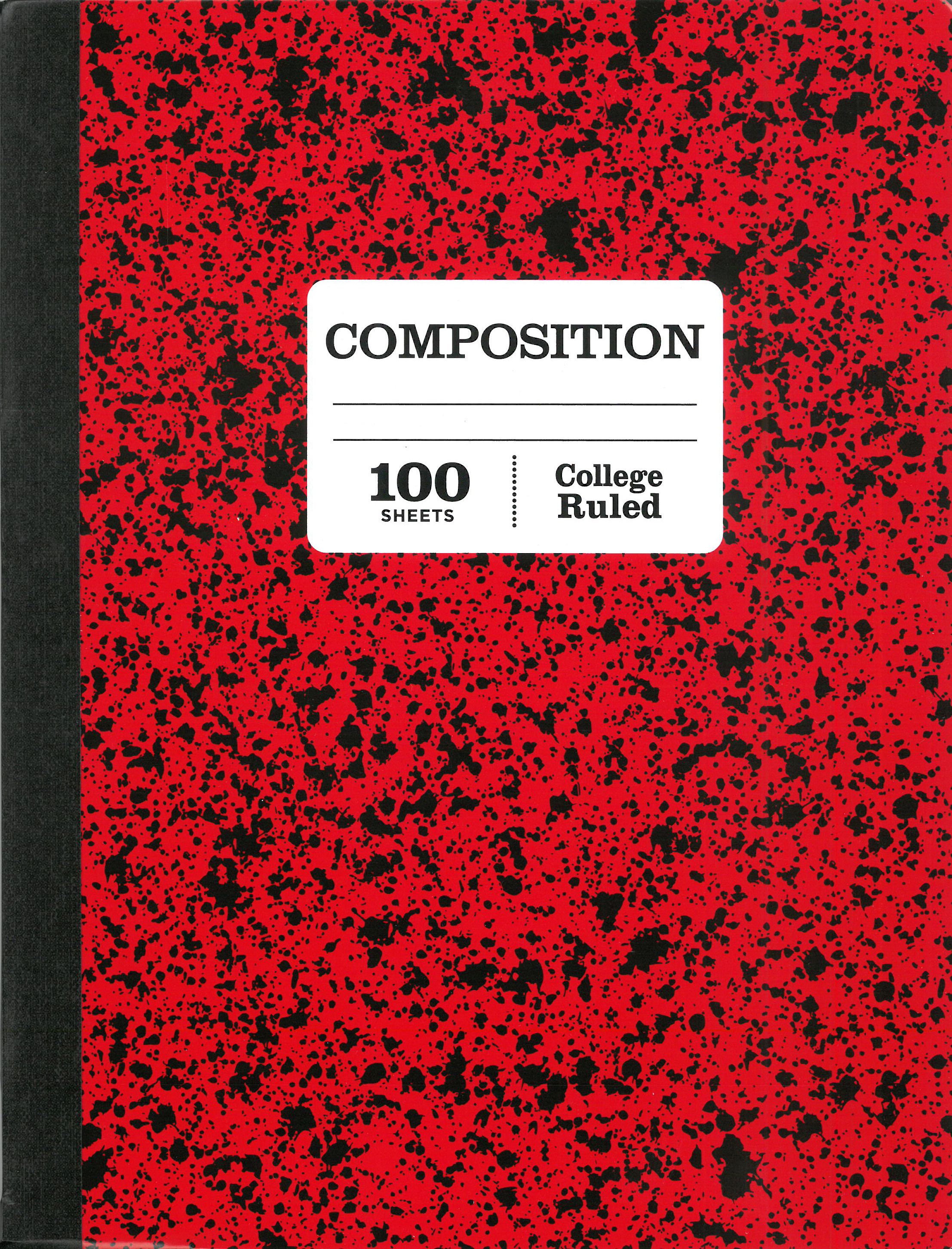 Pen+gear 100 sheets Color Composition Book College Ruled