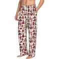 thumbnail image 2 of Balery Rocket Pattern print Men's Pajama Pants,Ultra Lightweight Pjs,Lounge Pant-Medium, 2 of 9
