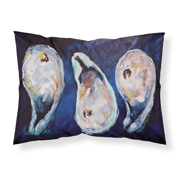 Carolines Treasures MW1112PILLOWCASE Oysters Give Me More Fabric Standard Pillowcase Standard multicolor