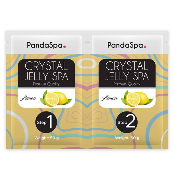 Pandaspa Crystal Jelly for Pedicure Spa Foot Bath Soak and exfoliate