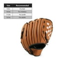thumbnail image 6 of 11.5in Outdoor Sports Baseball Glove Softball Practice Equipment Outfield Pitcher Gloves PU Softball Glove, 6 of 7
