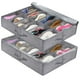 thumbnail image 4 of Armario zapatero bajo la cama - capacidad para 24 pares, cubierta transparente - tela no tejida, ahorra espacio - para zapatos, ropa y ropa de cama, 4 of 6