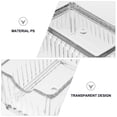 thumbnail image 3 of 2pcs Acrílico Contenedores de almacenamiento Durable Bolsa de té Snack Cajas de almacenamiento (transparente), 3 of 6