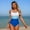 Blue, variant on Fznquz Tummy Control One Piece Swimsuit Women Bathing Suit Full Coverage Modest Swimsuits