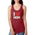 thumbnail image 1 of I Heart Mom Big Red Heart Racerback Tank Women -Image by Shutterstock, Female Small, 1 of 4