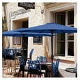 thumbnail image 5 of 9' Patio Umbrella Outdoor Table Market Yard Umbrella with Push Button Tilt/Crank Blue 9ft, 5 of 7