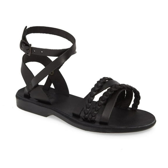 Asa - Leather Crossover Sandal - Womens Sandals