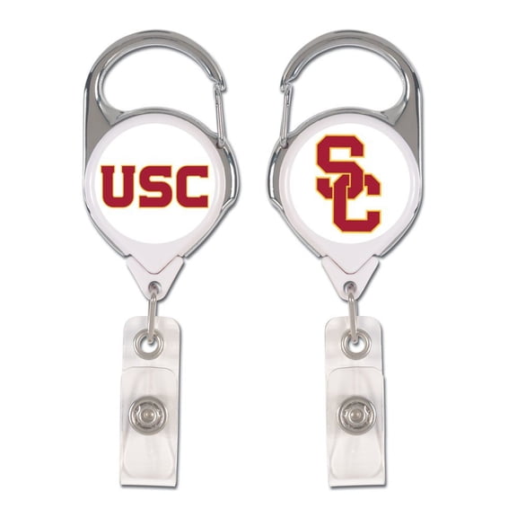 USC Trojans Retractable Premium Badge Holder