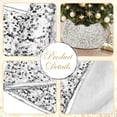 thumbnail image 4 of Collar para árbol de Navidad NIBESSER, lentejuelas plateadas con purpurina, 30 cm, 4 of 8