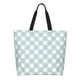 thumbnail image 1 of Disketp Daisy Plaid Blue Bolsa Tote Estampada para Mujer, Bolso de Hombro y de Mano para Compras y Viajes, 1 of 8