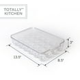 thumbnail image 2 of Totally Kitchen Plastic Egg Storage Container, 24 Egg Tray, Clear, 2 of 6