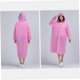 thumbnail image 4 of VERDANVERSE Poncho Impermeable Rosa Semitransparente Hecho De Eva Resistente Y Ecológica, 4 of 8