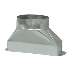 

Deflect-O Deflect-O - DGT37 - 7 in. Dia. x 10 in. L Galvanized Steel Duct