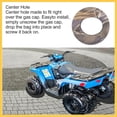 thumbnail image 5 of 1-Pack Quad ATV 4-Wheeler Saddlebags Cargo Pouch Storage UTV Motorcycle Gas Tank Saddle Bag for Polaris Sportsman 450 570 850 XP 1000 610D Oxford Camouflage Auto Replacement Parts, 5 of 5