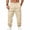Beige, variant on Men's Cargo Jogger Sweatpants, Elastic Waist Drawstring Casual Jogging Pants with Multi Cargo Pockets Loose Soft Trousers for Workout Streetwear Brown XL
