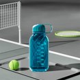 thumbnail image 4 of Botella deportiva de plástico a prueba de fugas con asa para gimnasio, yoga, fitness y ejercicio., 4 of 6
