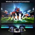 thumbnail image 2 of Proyector portátil Vamvo WiFi 1080P 200lm con diseño aerodinámico, 2 of 6