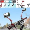 thumbnail image 5 of 1 Pair of Bicycle Rearview Mirrors (Red), Aluminum Mountain Bike Modified Rearview Mirrors., 5 of 5