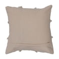 thumbnail image 7 of Creative Co-Op Woven Cotton and Wool Patchwork Pillow with Frayed Edges, 7 of 7